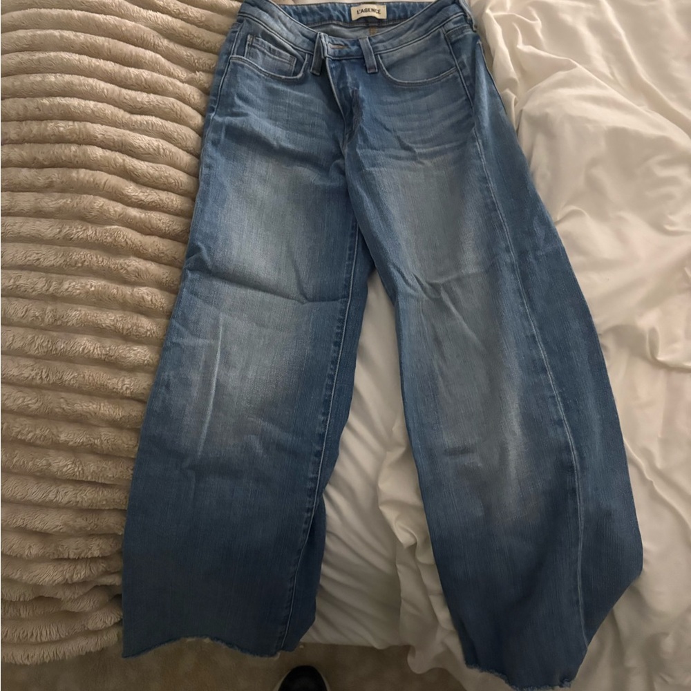 L'AGENCE Light Blue Flare Jeans